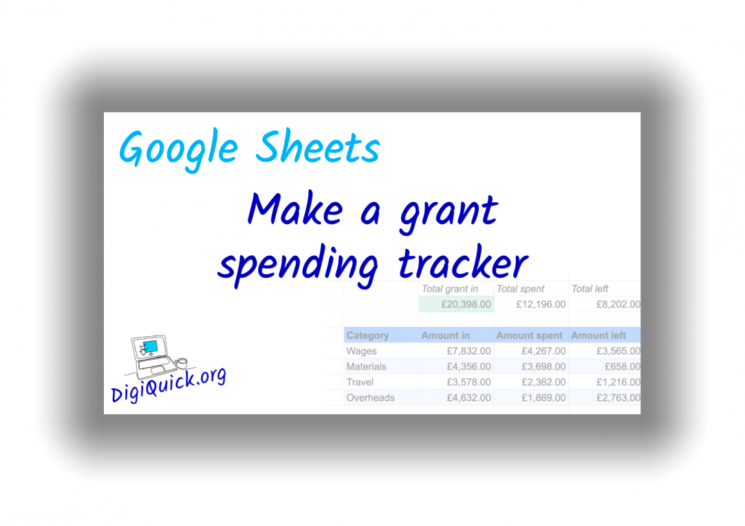 Pilot – Single Grant Spending Tracker with Google Sheets