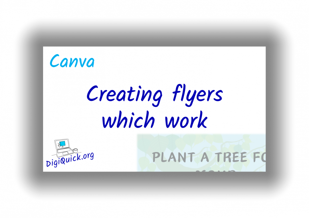 Creating flyers with Canva